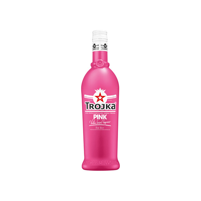 Wodka Liqueur Trojka Pink 17ø 7dl
