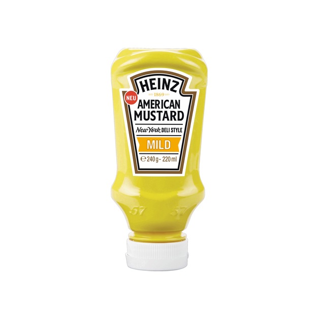 Heinz American Mustard Sauce Mild 220 ml