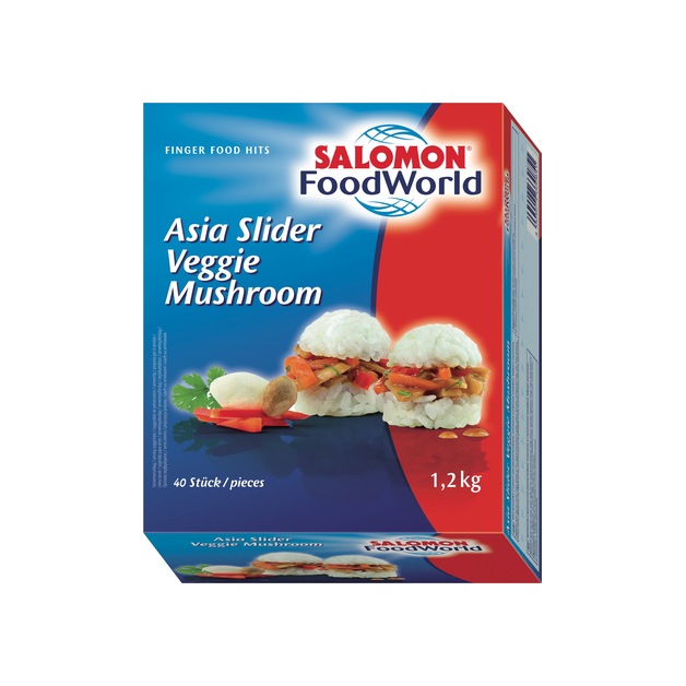 Salomon Asia Slider Veggie Mushroom tiefgekühlt 40 x 30 g