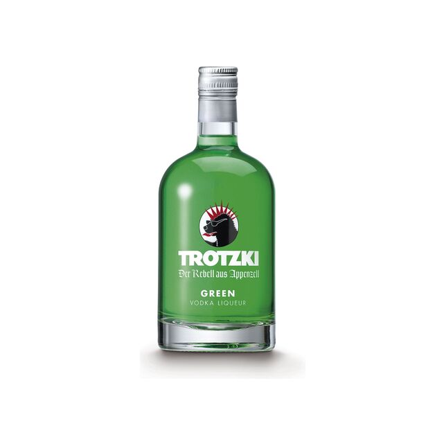 Wodka Liqueur Trotzki green 20ø 7dl