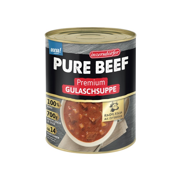 Inzersdorfer Pure Beef Gulaschsuppe 2,9 kg