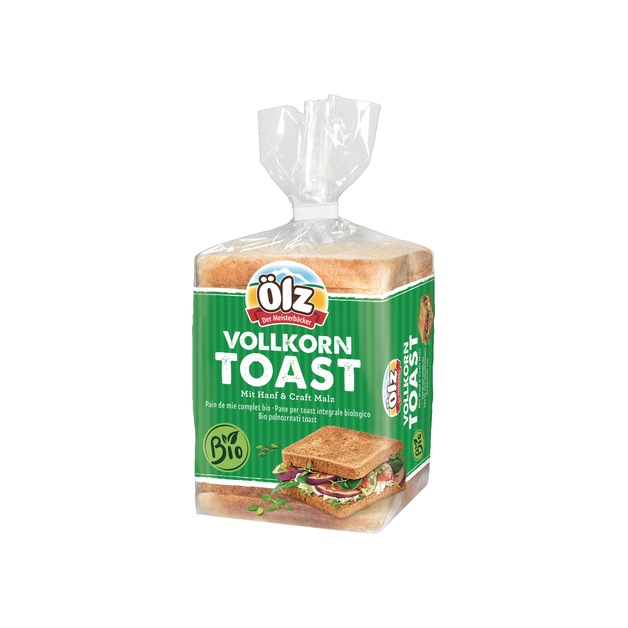 Ölz Bio Vollkorn Toast Hanf/Malz 250 g