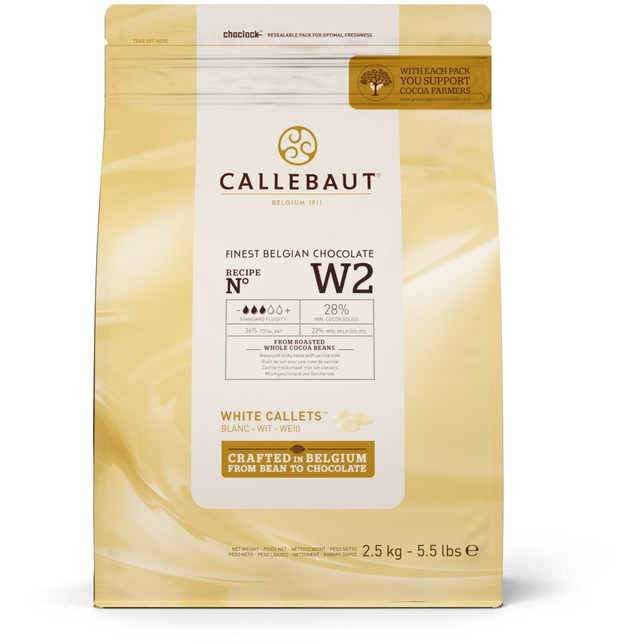 Callebaut Schokolinsen weisß 2,5kg