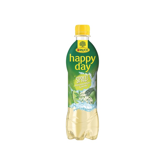Happy Day Holunder / Limette gespritzt aus Österreich 0,5 l PET