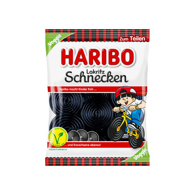 Haribo Beutel Lakritz Schnecken 175 g