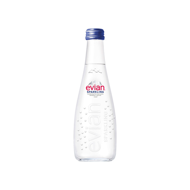 Evian Mineralwasser Sparkling 0,33 l