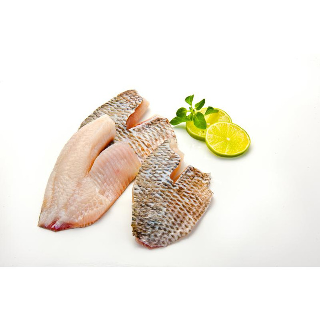 Tilapia Filet mit Haut 140-200g 1000g  Karton=10kg  TK