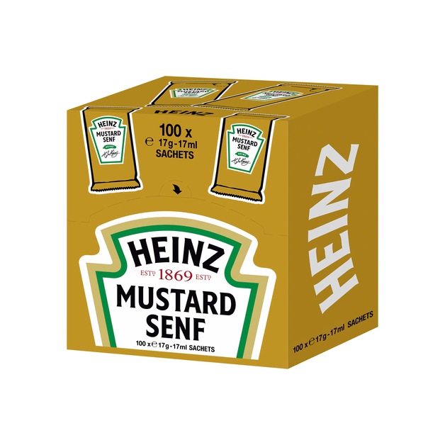 Heinz Senf Portionen mittelscharf 120 x 10,5g