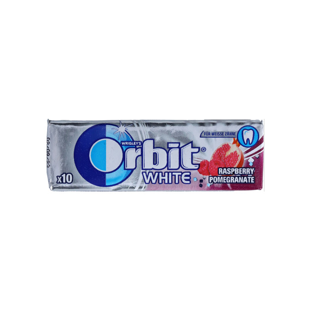 Orbit White Dragee Single Himbeer Granatapfel 14 g