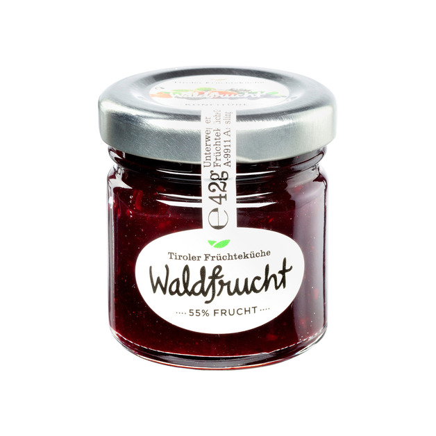 Uwe Portion Glas Waldfrucht 55 % Fruchtanteil 60 x 42 g