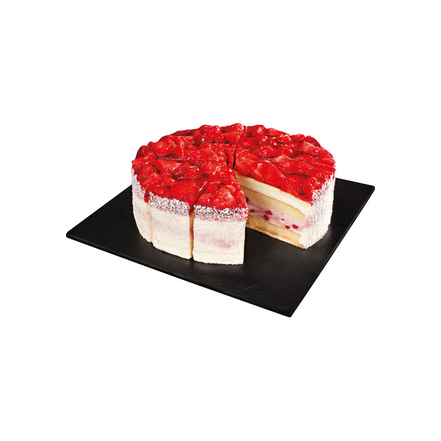 Schöller Erdbeer-Buttermilch-Torte vorgeschnitten, tiefgekühlt 12 x 192 g