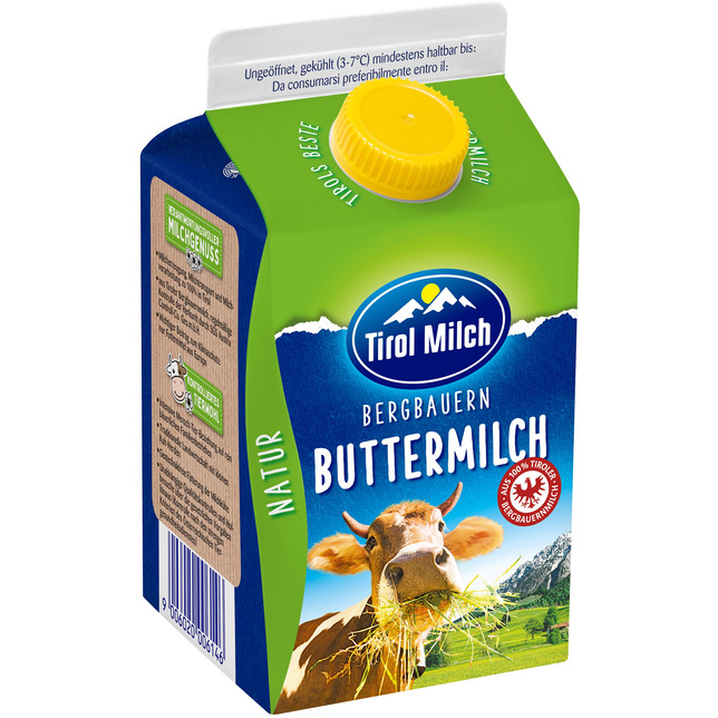 Tirol Milch Buttermilch natur 0,5l 1% Fett