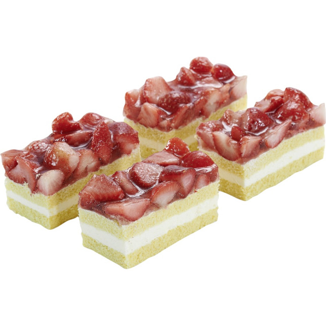 Pfalzgraf Erdbeer Sahneschnitte 2900g,geschnitten