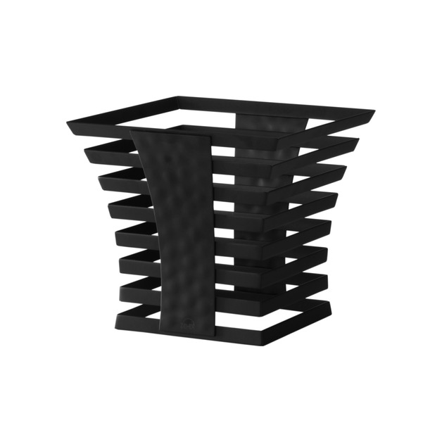 Zieher Buffetständer Skyline Edelstahl, schwarz 25 x 22,5 cm