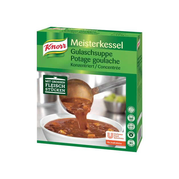 Gulaschsuppe Konzentrat Knorr 2x1,5kg