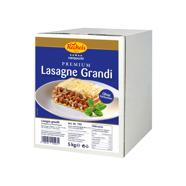 Recheis Lasagne grandi gelb 5 kg