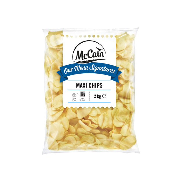 McCain Maxi Chips tiefgekühlt 2 kg