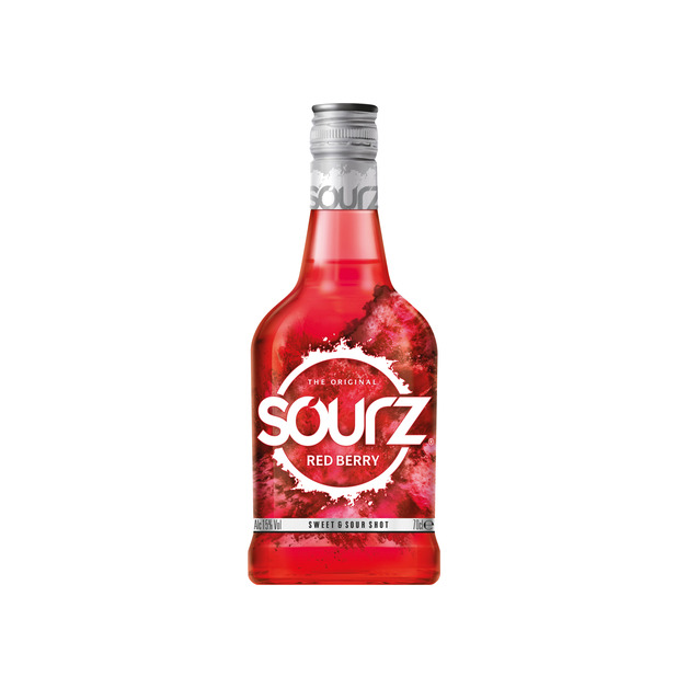 Sourz Red Berry Partydrink aus den USA 0,7 l