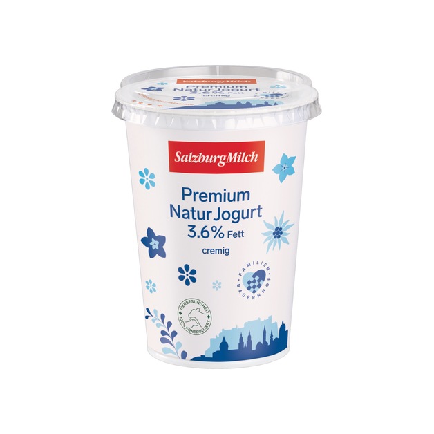SalzburgMilch Premium Natur Joghurt cremig 3,6% Fett 500 g