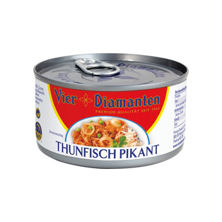 4-Diamanten Thunfisch pikant 185 g