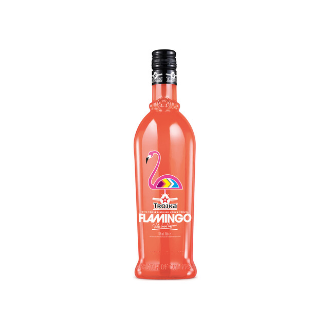 Wodka Liqueur Trojka Flamingo 17ø 7dl