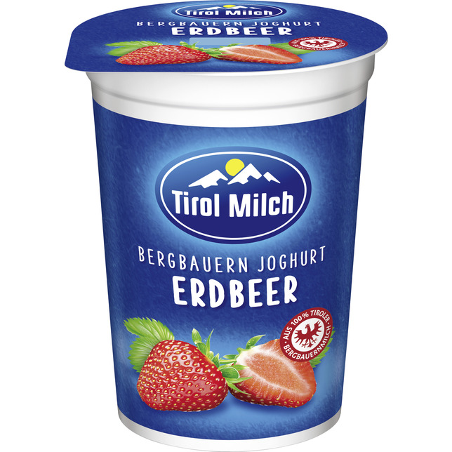 Tirol Milch Fruchtjoghurt 500g Erdbeer