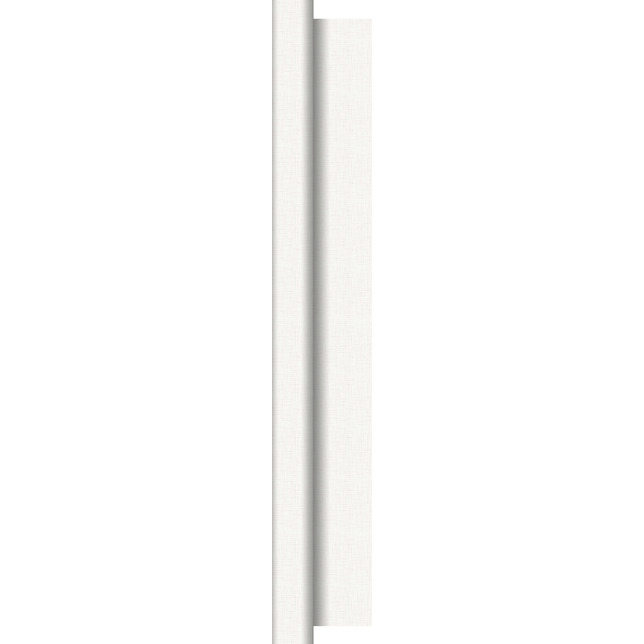 Duni Dunisilk Tischdeckenrolle 1,18x25m Linea weiß