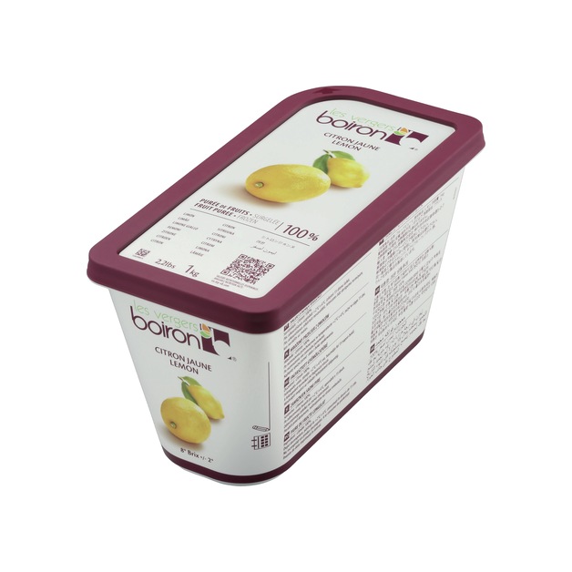 Boiron Fruchtpüree Zitrone gelb tiefgekühlt 1 kg