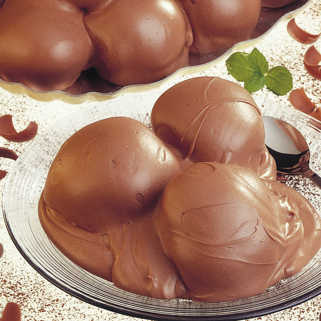 Profiteroles mit Schokolade x30 1150g - 10 stk Bindi