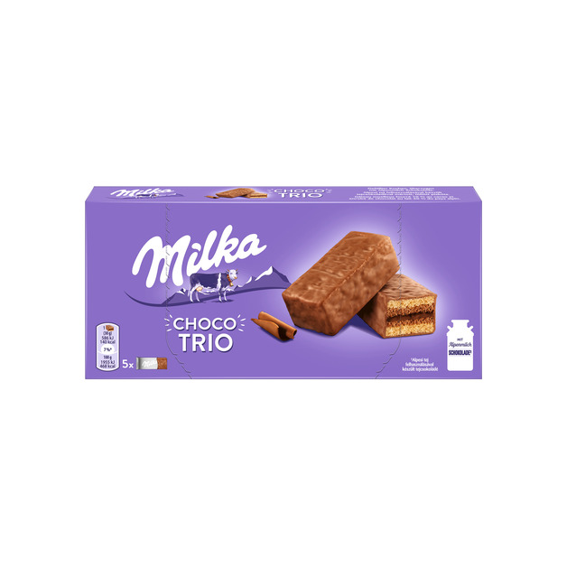 MILKA Choco Trio Alpenmilchschokoladenanteil 30% 150g