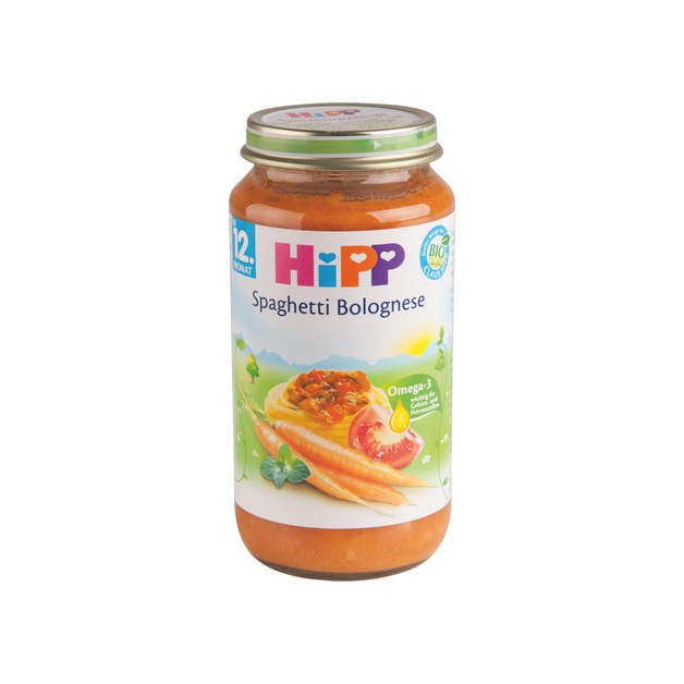 Hipp Bio Menü Spaghetti Bolognese 250 g