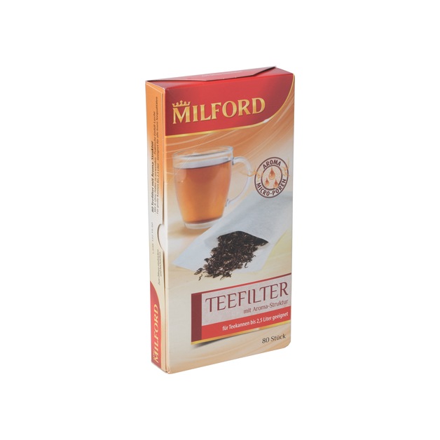 Milford Teefilter ungebleicht 80 Stk.