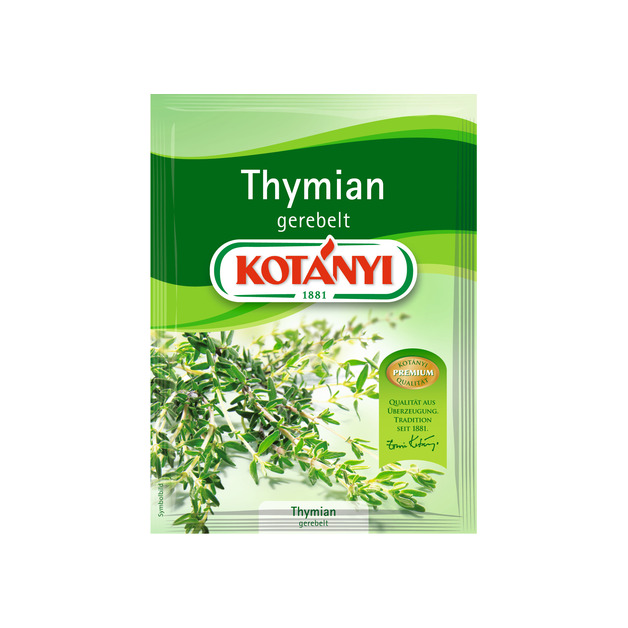 Kotányi Thymian gerebelt Brief grün