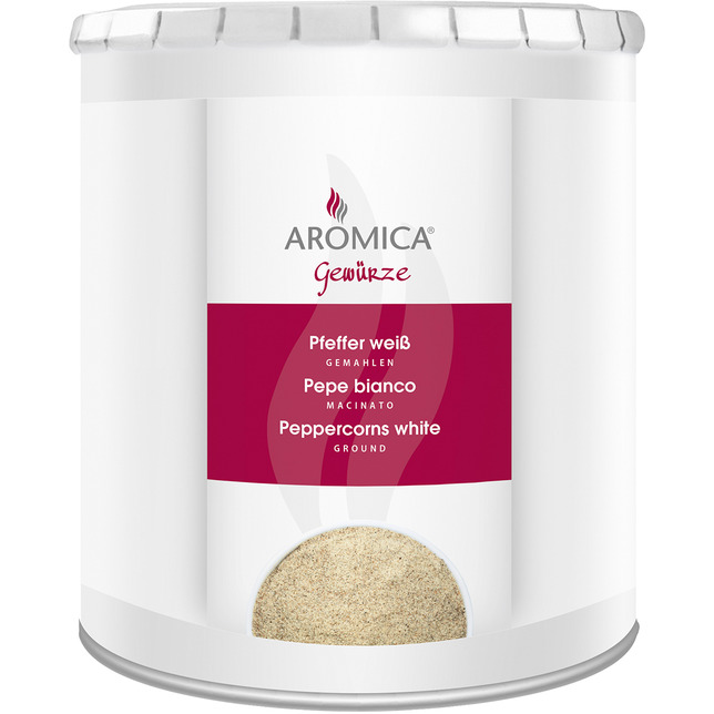 Aromica Pfeffer weiß gemahlen 600g  1100ml