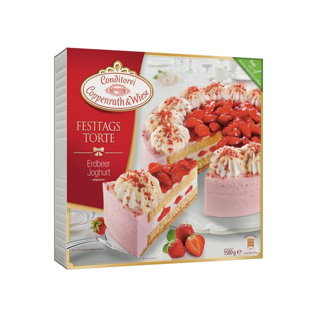 Coppenrath & Wiese Erdbeer Joghurt Torte tiefgekühlt 1,5kg