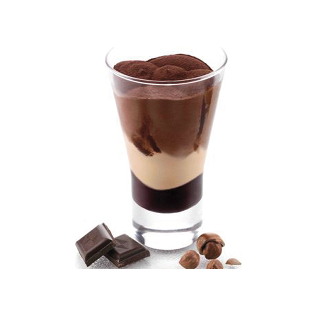 Coppa Cioccolato e nocciola in vetro 100gr - 6 pzi Bindi