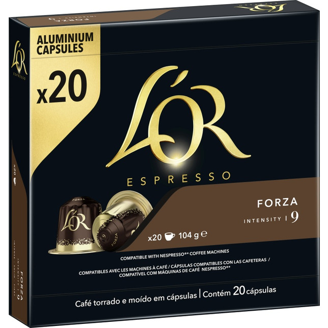 Jacobs L´or Kapseln Forza 20 Stk