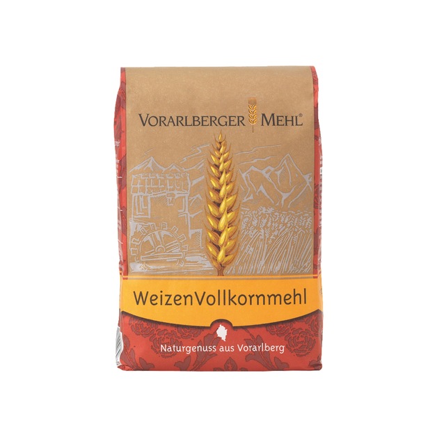 Vorarlberger Weizen Vollkornmehl 1kg