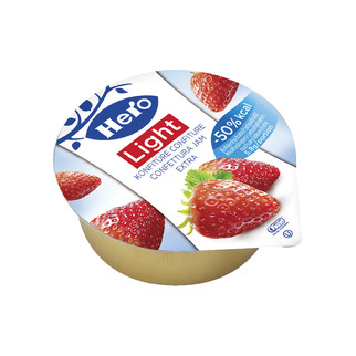 Konfi Erdbeeren light 50% Frucht Hero 120x25g