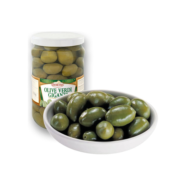 Demetra grüne Oliven gross 1700ml  ATG 1,05kg
