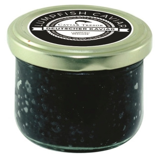 Caviar Lumpfischrogen/Deutscher Caviar, schwarz - 100g CT