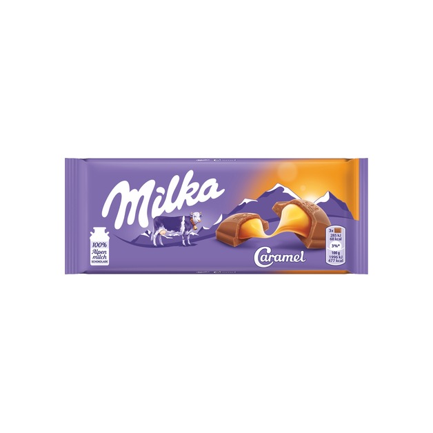 MILKA Schokolade Caramel 100 g