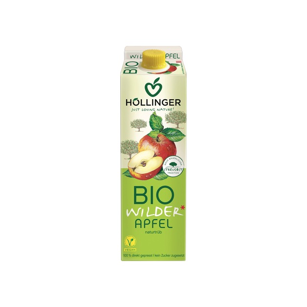 Höllinger wilder Bio Apfelsaft 1 l