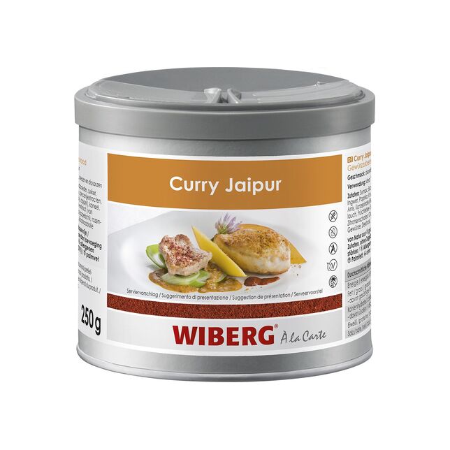 Curry Jaipur Style kräftig rot Wiberg 250g