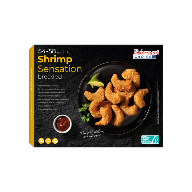 Fishermans Choice ASC Shrimps gebacken tiefgekühlt 1 kg