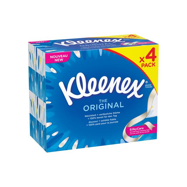 Kosmetiktücher 3-lagig Kleenex 4x72Stk