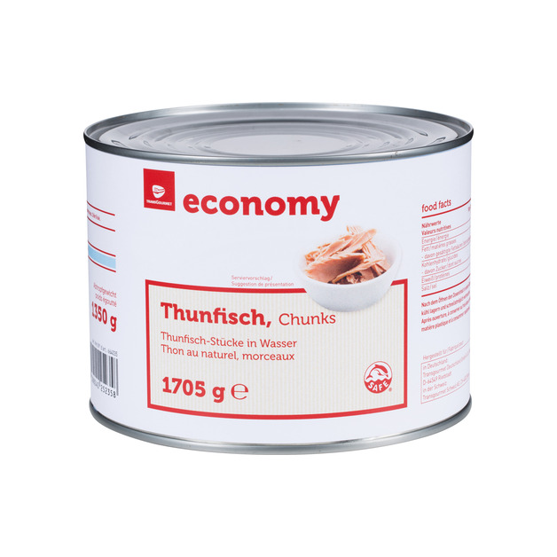 Economy Thunfischstücke in Wasser 1705 g