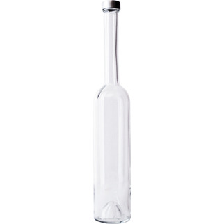Flasche 0,5 lt. Glasklar Platin