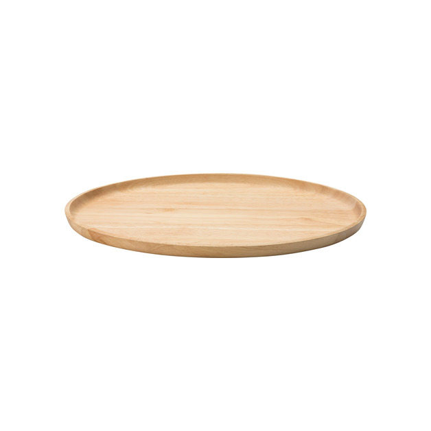 Continenta Tablett 365 x 250 mm, oval Holz