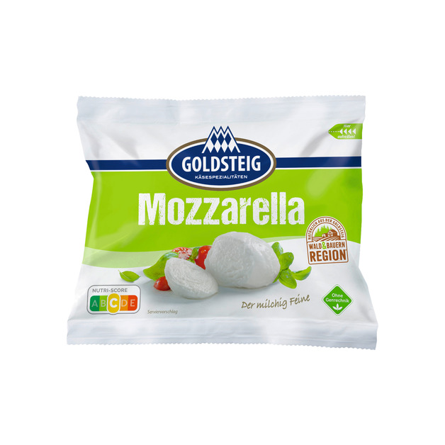 Goldsteig Mozzarella Kugel 45% Fett i. Tr. 125 g
